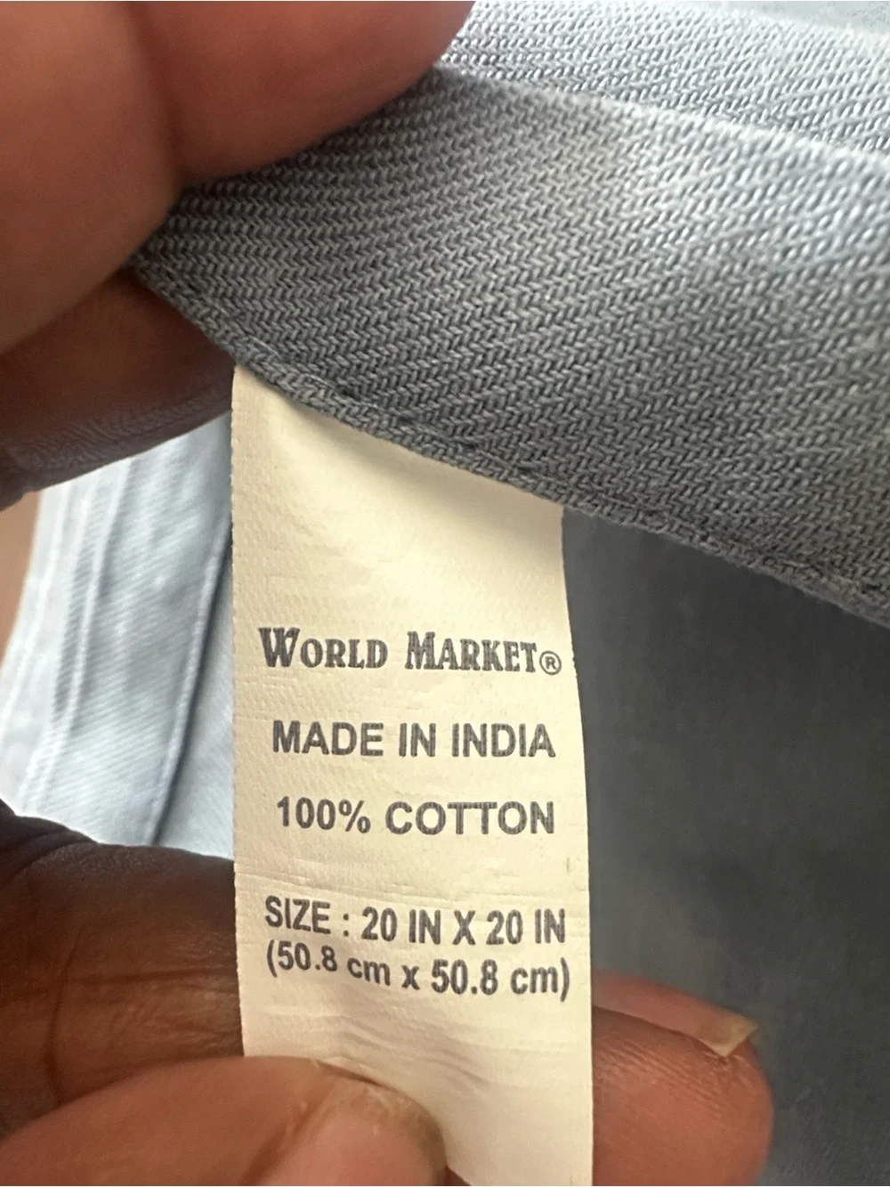 Cost Plus World Market square cloth
